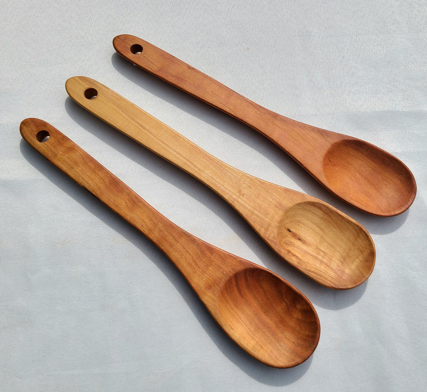 Handmade Wooden Spoons in Cherry Wood