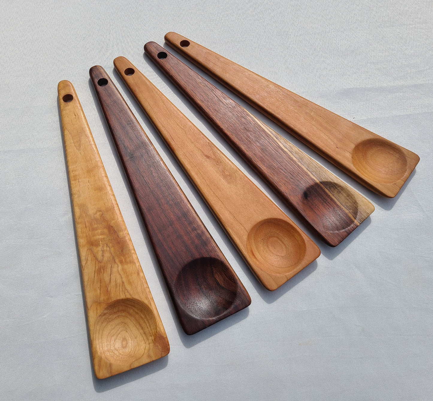 Handmade Wooden Spoons in Cherry Wood