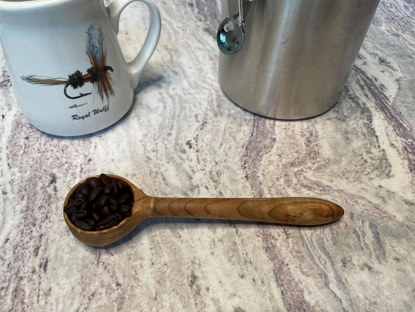 Handmade Wooden Scoop Tablespoon Coffee Herbs