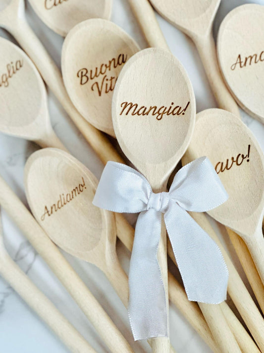 Engraved Wooden Spoons Gift for Grandma