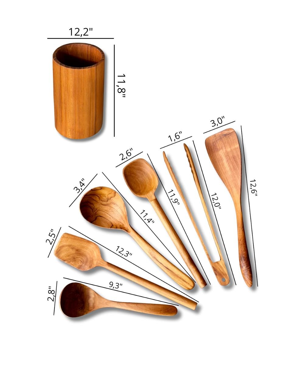 Wooden Utensils - Spoons & Spatulas