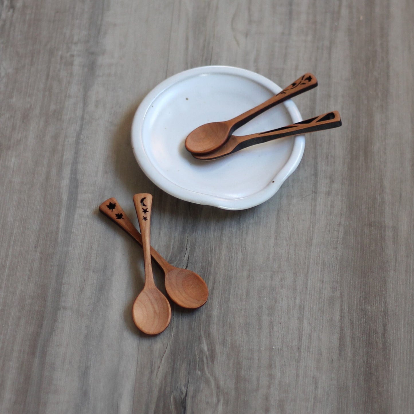 Handmade Wooden Mini Spoon
