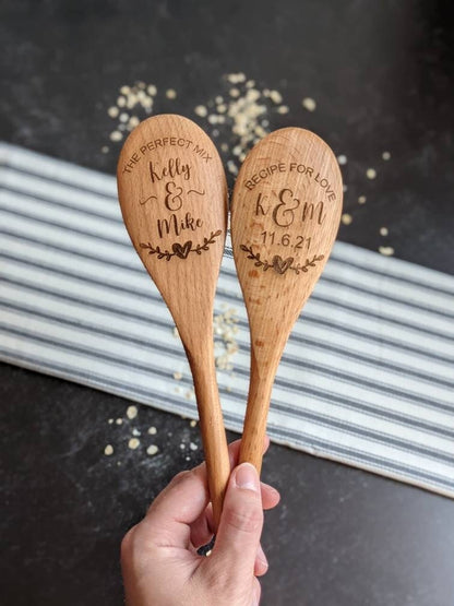 Personalized wooden spoon gift