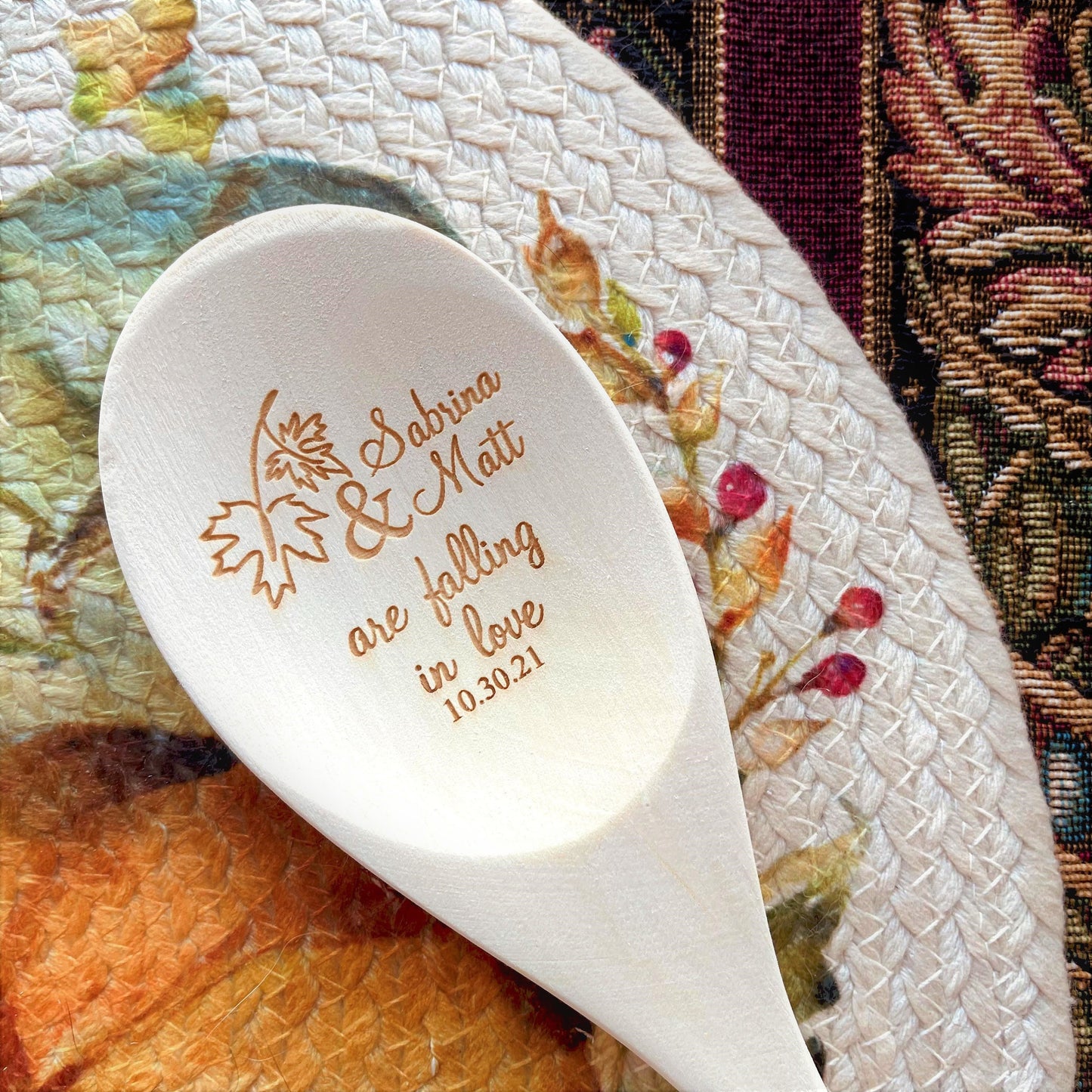 Fall Time Wooden Spoon - Halloween Wood Spoons