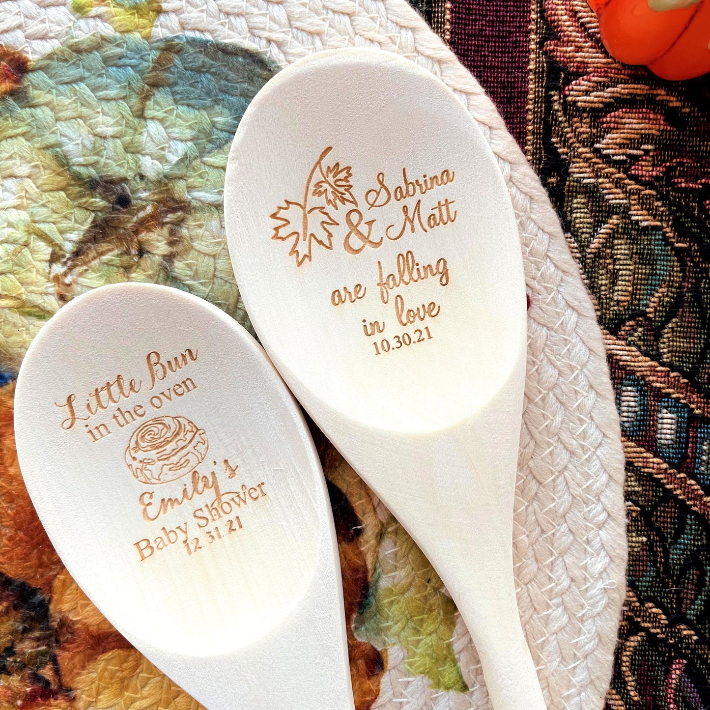 Fall Time Wooden Spoon - Halloween Wood Spoons