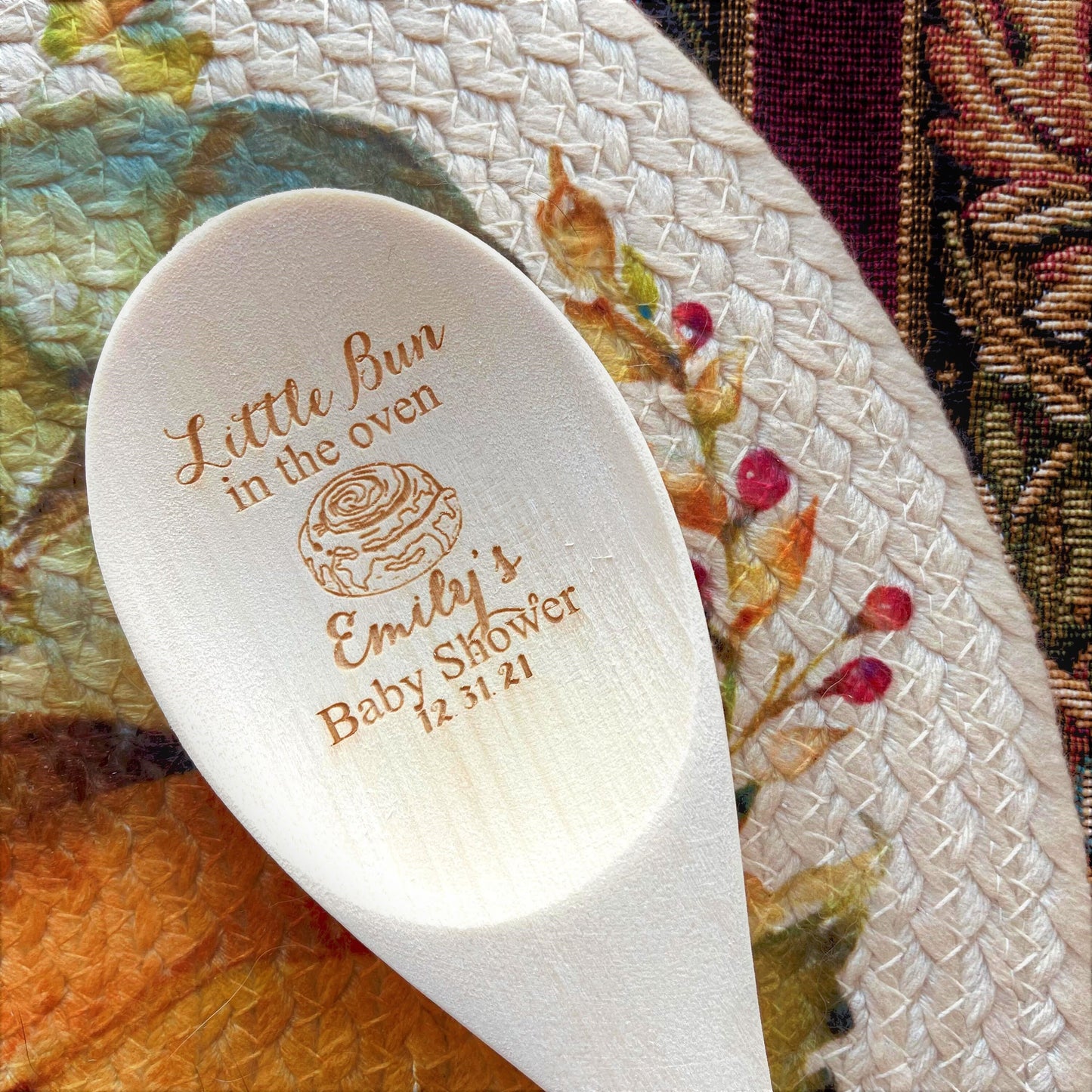 Fall Time Wooden Spoon - Halloween Wood Spoons