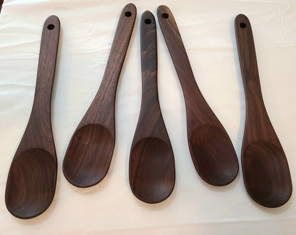 Handmade Wooden Black Walnut Spoons