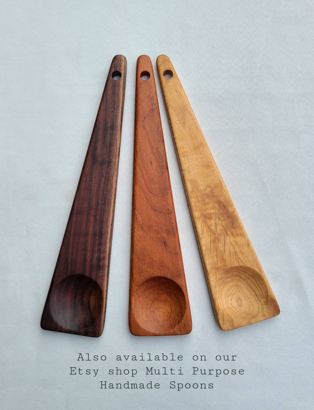 Handmade Wooden Black Walnut Spoons