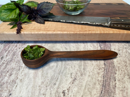 Handmade Wooden Scoop Tablespoon Coffee Herbs