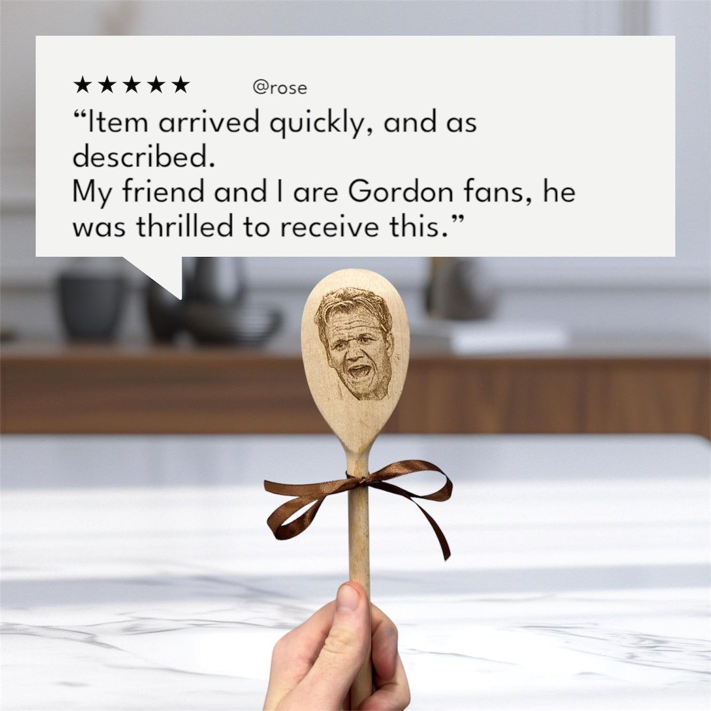 Gordon Ramsay Wooden Spoon With Face