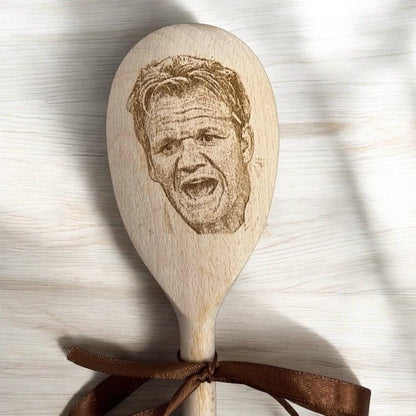 Gordon Ramsay Wooden Spoon With Face