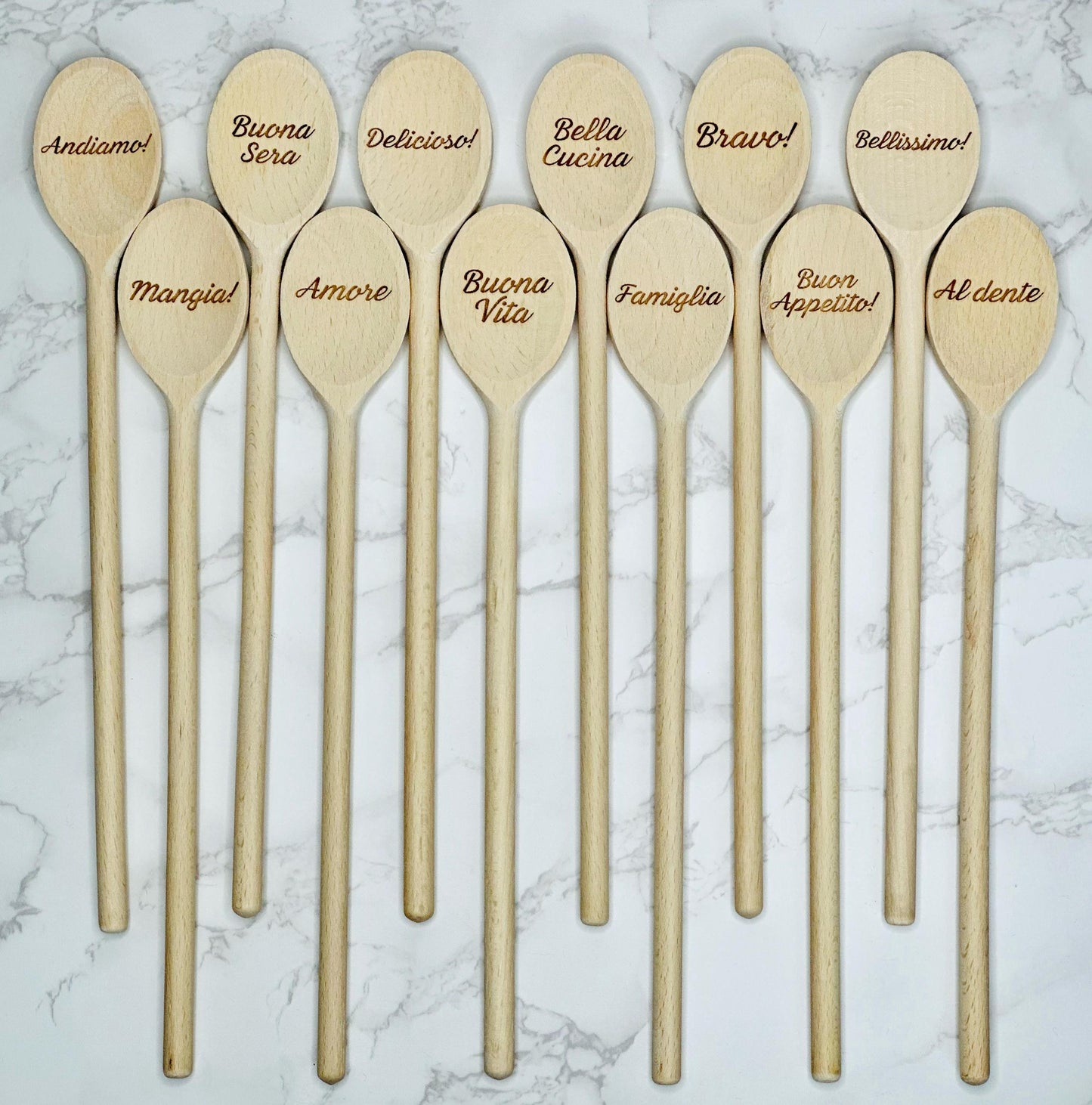 Engraved Wooden Spoons Gift for Grandma