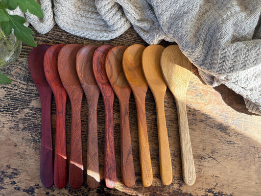 Handmade Wooden Spoons - Kitchen Cookware