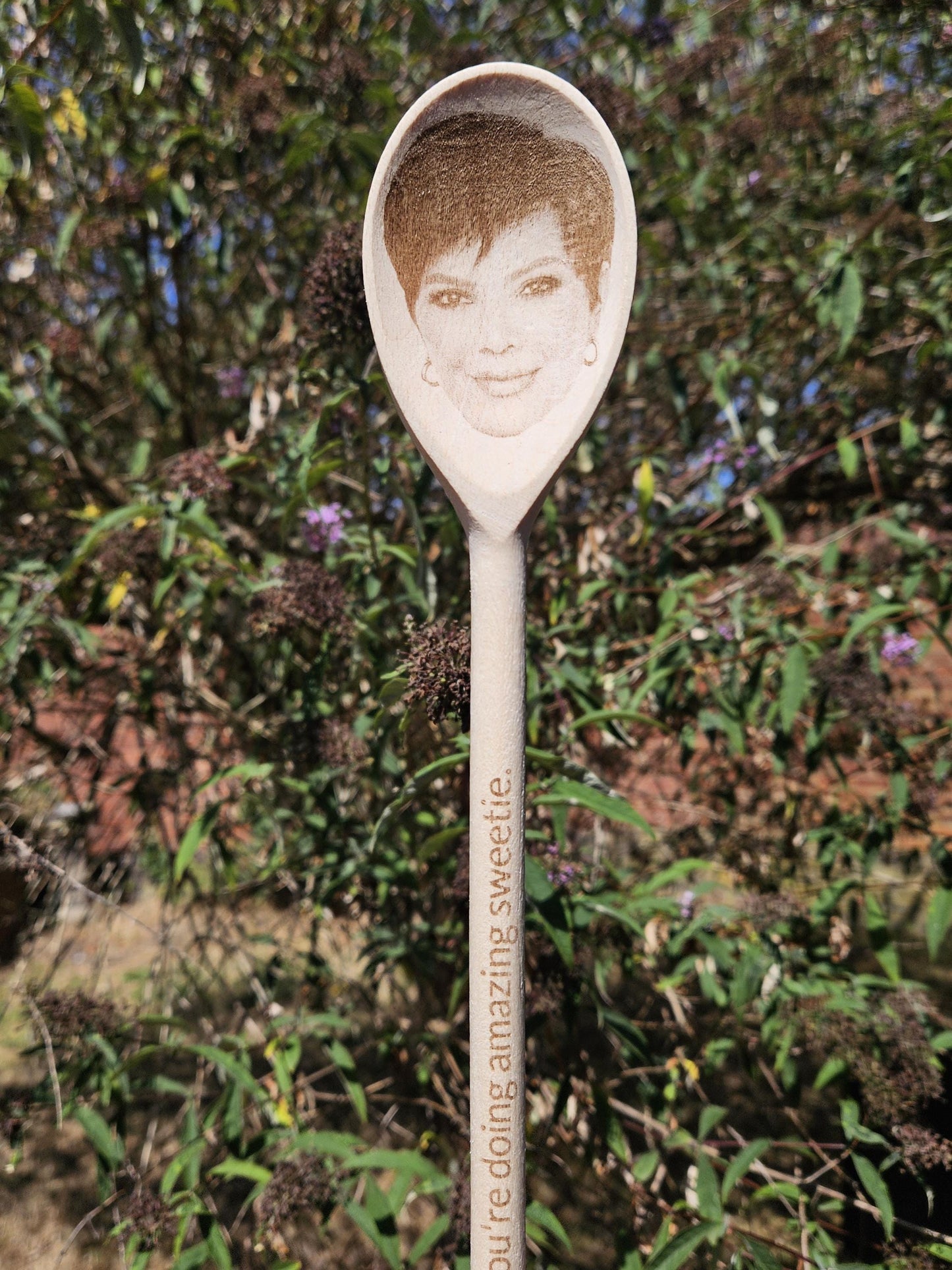 Quote Engraved on a Spoon