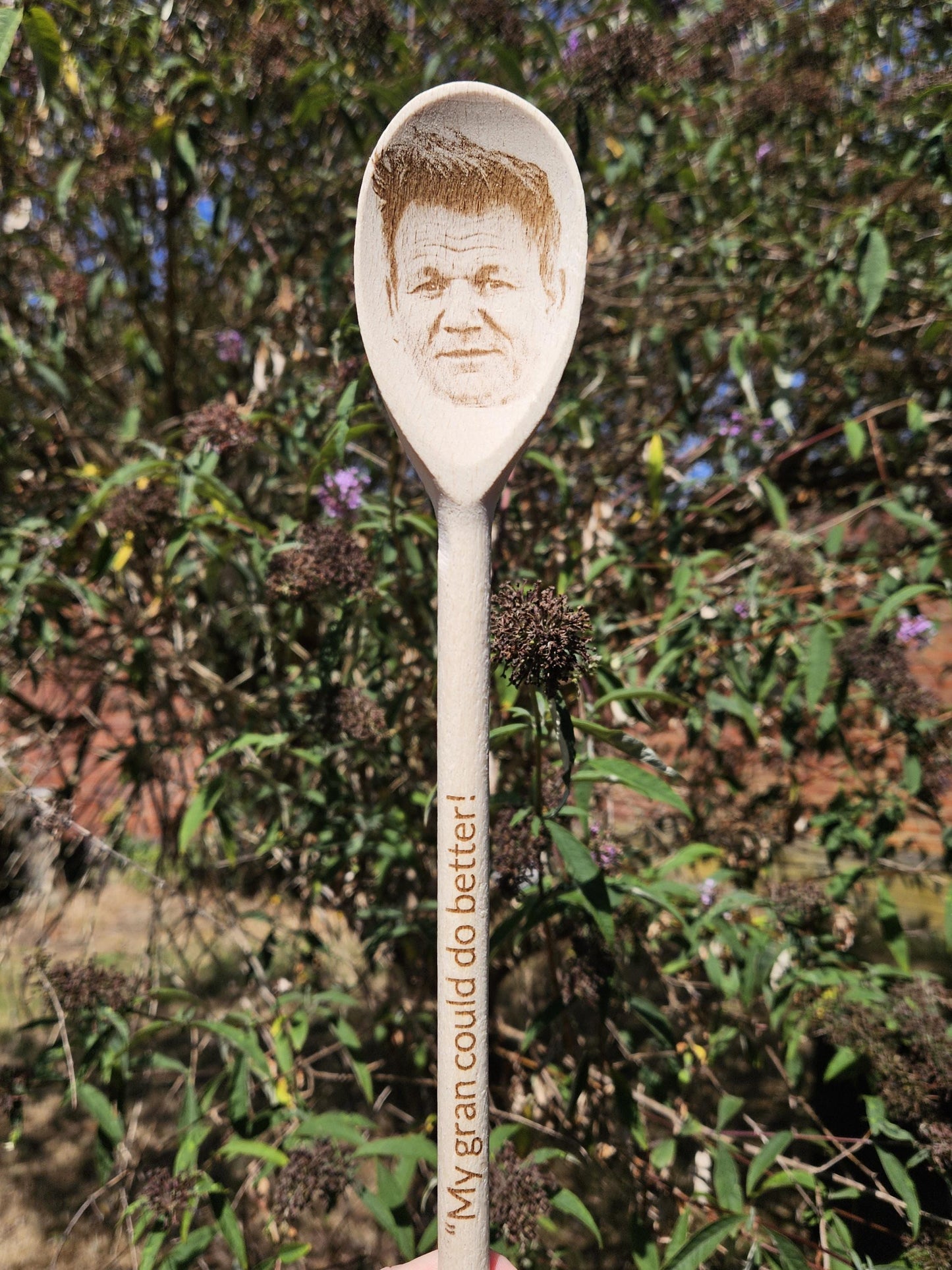 Quote Engraved on a Spoon
